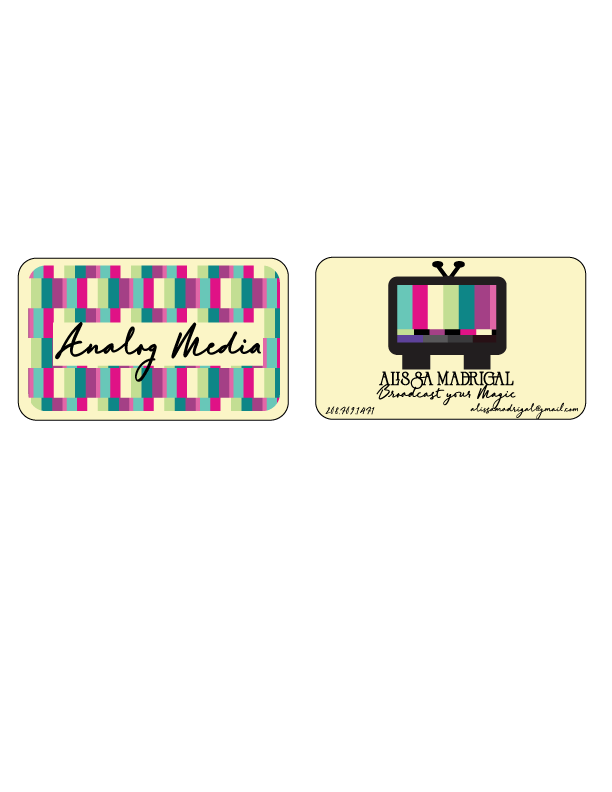 Yellow Business Card